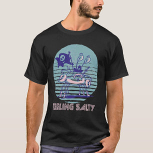 Camiseta Cangrejo pirata sintiendo cangrejo gambas salado r
