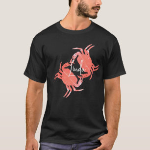 Camiseta Cangrejo Playa Océano Criatura Marina 