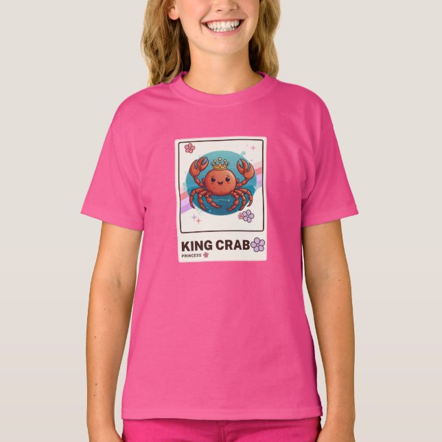 Camiseta Cangrejo, princesa de cangrejo rey (Anverso)