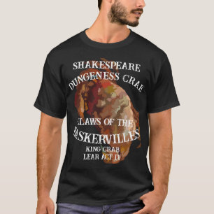 Camiseta Cangrejo Rey Shakespeare Cangrejo Dungeness Pinzas
