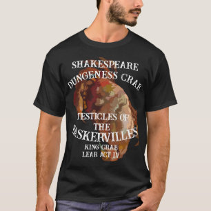 Camiseta Cangrejo Rey Shakespeare Cangrejo Dungeness Testíc