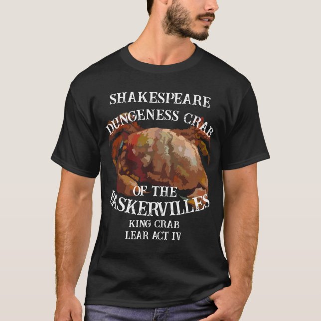 Camiseta Cangrejo Rey Shakespeare Lear Dungeness Baskervill (Anverso)
