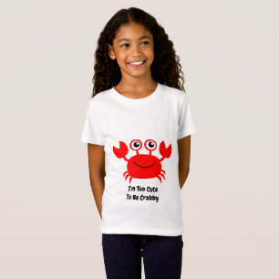 Camiseta Cangrejo rojo feliz animado