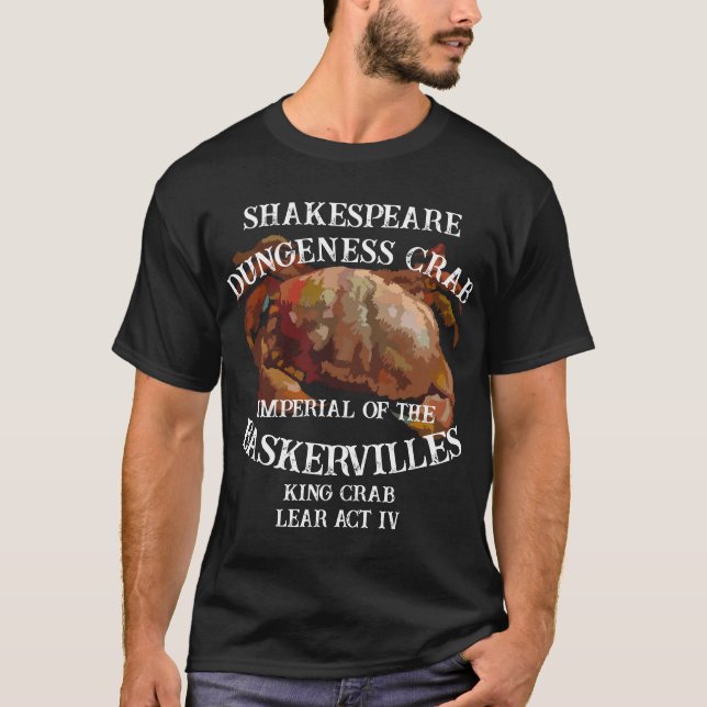 Camiseta Cangrejo Shakespeare Lear Dungeness Imperial (Anverso)