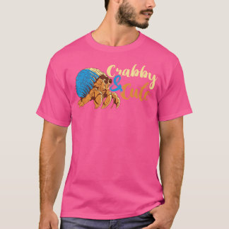 Camiseta Cangrejo Y Corte Hermit Crab Animales De Mar Hermi