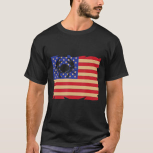 Camiseta Cangrejos de la bandera estadounidense adictos al 