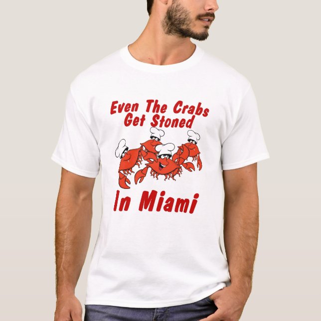Camiseta Cangrejos de Miami Stone (Anverso)