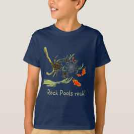 Camiseta Cangrejos de Piscina de Roca Diviértete en la Cost
