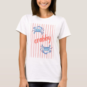 Camiseta CANGREJOS MALHUMORADOS Cangrejos A Cuarelados De A