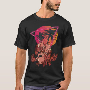 Camiseta Cangrejos Palmeras Cangrejos de río Langosta Vinta