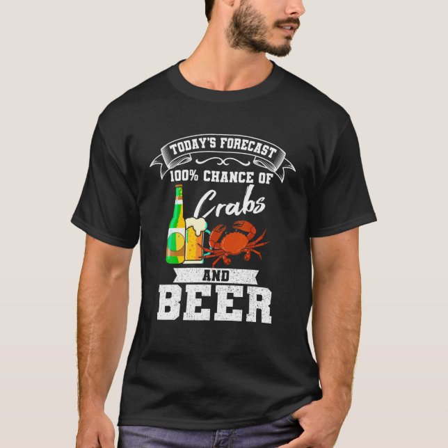 Camiseta Cangrejos y Cerveza Chesapeake Cangrejo azul (Anverso)