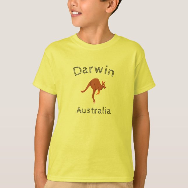 Camiseta Canguro 4 de Darwin Australia (Anverso)