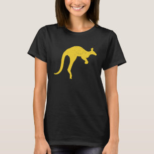 Camiseta Canguro Aussie Australia Roo Amarillo Canguro
