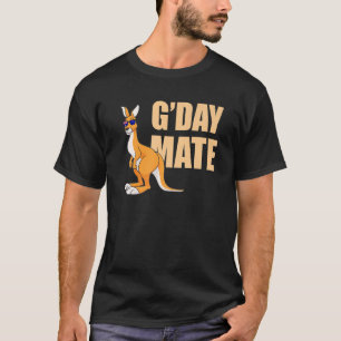 Camiseta Canguro Australia Hola amigo Símbolo australiano