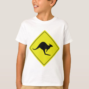Camiseta canguro australiano Australia del roadsign