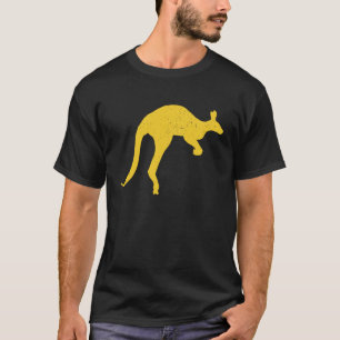 Camiseta Canguro australiano australiano Roo canguro amaril
