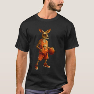Camiseta Canguro Baloncesto Jugador de Baloncesto Canguro
