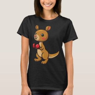 Camiseta Canguro Boxeo Lindo I Canguros Amigo Animal Mar