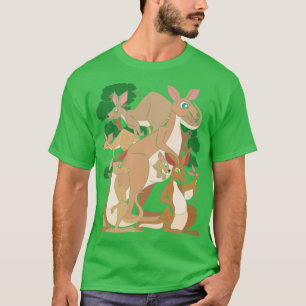 Camiseta Canguro canguro marsupial sobre animal australiano