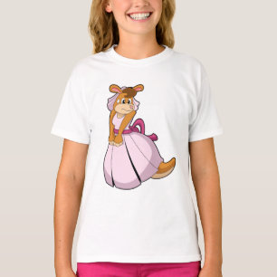 Camiseta Canguro como novia con vestido de novia