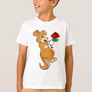 Camiseta Canguro con flor
