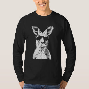 Camiseta Canguro con gafas de sol divertido animal Australi