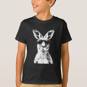 Camiseta Canguro con gafas de sol divertido animal Australi