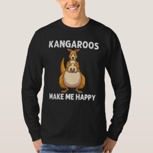 Camiseta Canguro Cool Para Hombres Mujeres Canguro Australi