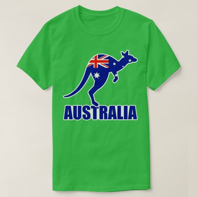 Camiseta Canguro de Australia (Diseño del anverso)