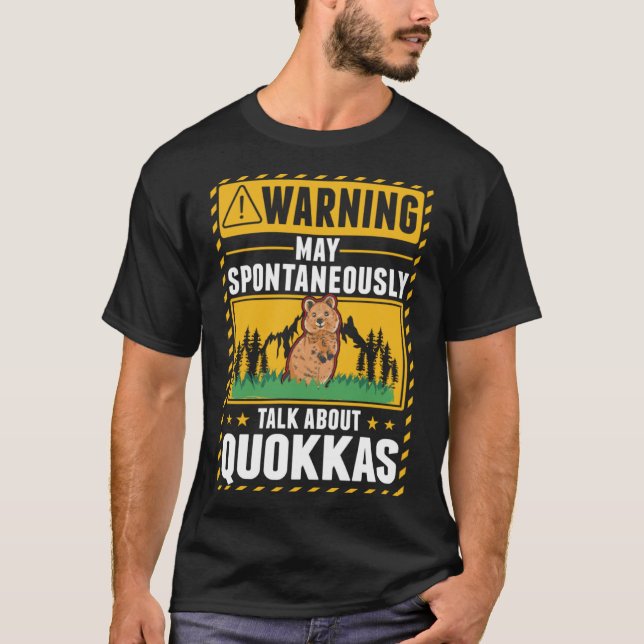 Camiseta Canguro de cola corta de Quokka (Anverso)