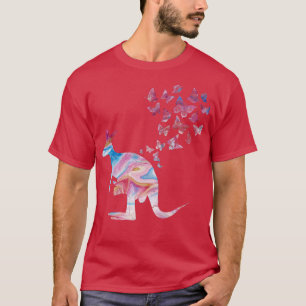Camiseta Canguro de mariposa vintage