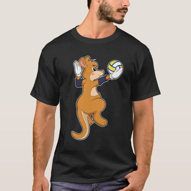 Camiseta Canguro en deportes de voleibol (Anverso)