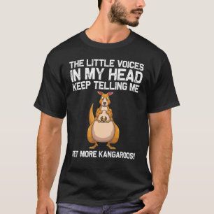 Camiseta Canguro Guay Para Hombres Mujeres Kangaroo Mar Par