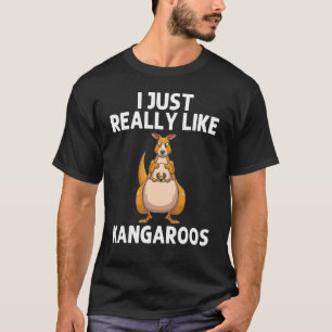Camiseta Canguro Guay Para Hombres Mujeres Kangaroo Mar Par