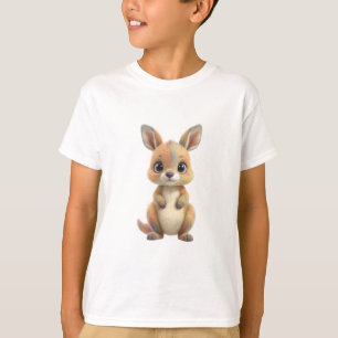 Camiseta Canguro Joey de colores pastel para niños
