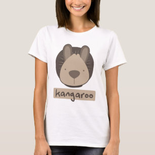 Camiseta canguro lindo