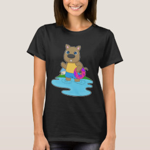 Camiseta Canguro natación inflable flotador verano