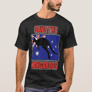 Camiseta Canguro para hombres y mujeres Salven a los cangur