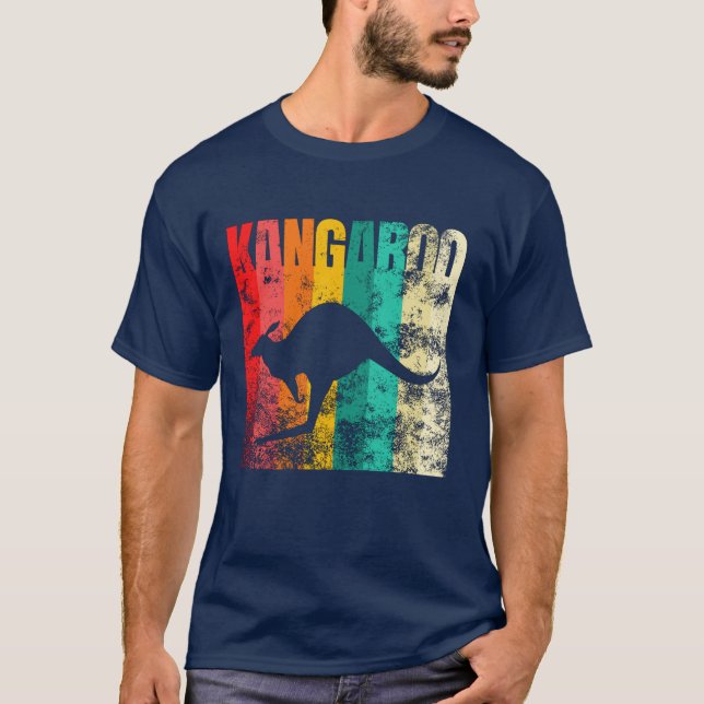 Camiseta Canguro Retro (Anverso)
