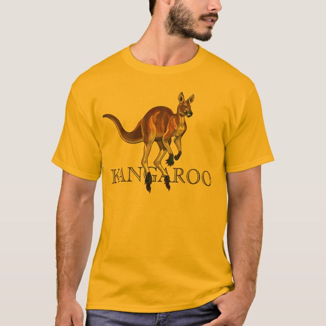 Camiseta canguro rojo (Anverso)
