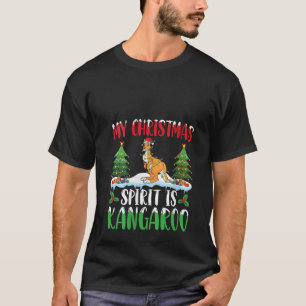 Camiseta Canguro usando Santa Hat Navidades de Navidad Espí