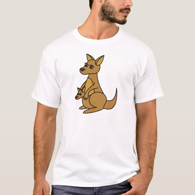 Camiseta Canguro y Joey lindos (Anverso)