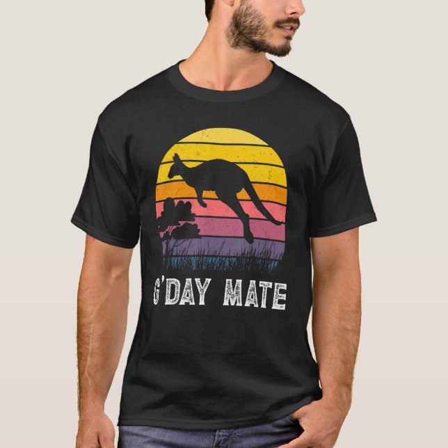 Camiseta Canguros Australia G'Day Mate Símbolo de Australia (Anverso)