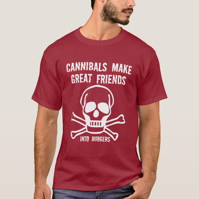 Camiseta Caníbales divertidos (Anverso)