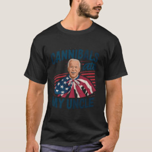 Camiseta Caníbales se comieron mi tío Joe Biden Sátira Trum