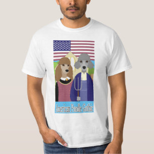 Camiseta Caniche americano gótico