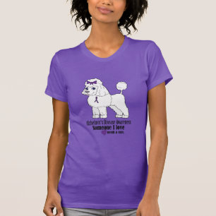 Camiseta Caniche de la enfermedad de Alzheimer: Alguien