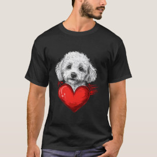 Camiseta Caniche del Día de San Valentín, San Valentín, Per