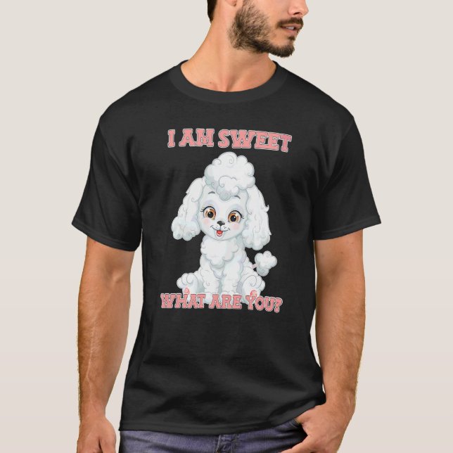 Camiseta Caniche Dulce Azucarado   (Anverso)