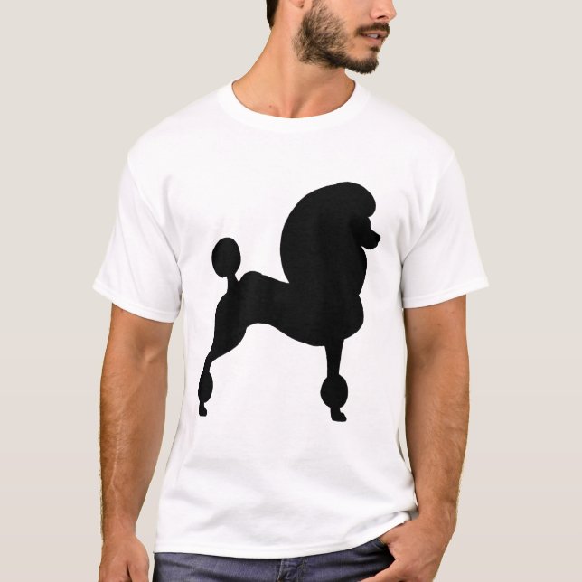 Camiseta Caniche estándar acortado (Anverso)
